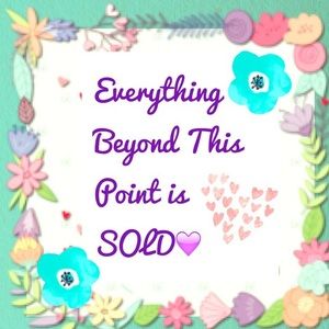 Items below are sold